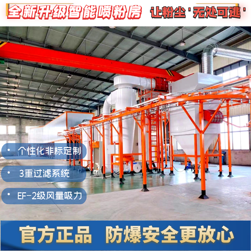 大旋风喷粉房回收系统