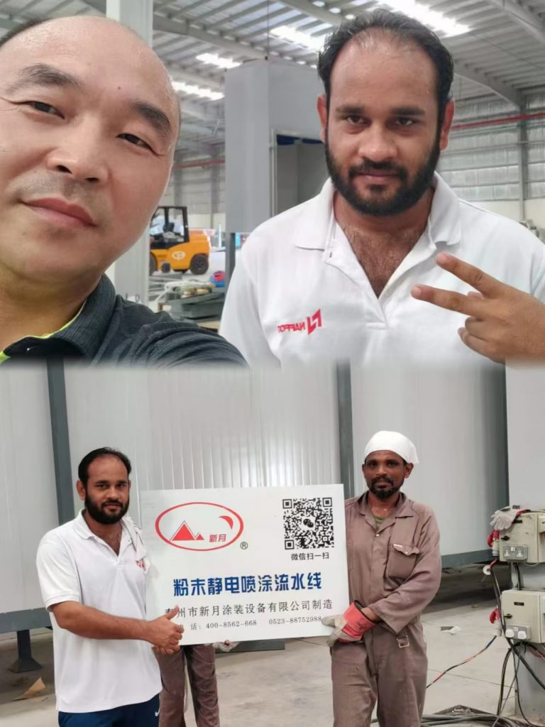 City不City啊?沙特喷涂线设备现场安装纪实照! City不City啊?沙特喷涂线设备现场安装纪实照!